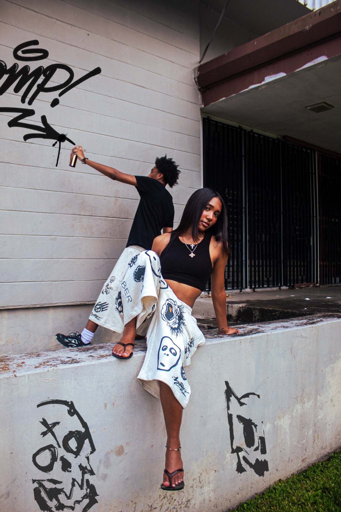 Graffiti Sweatshorts
