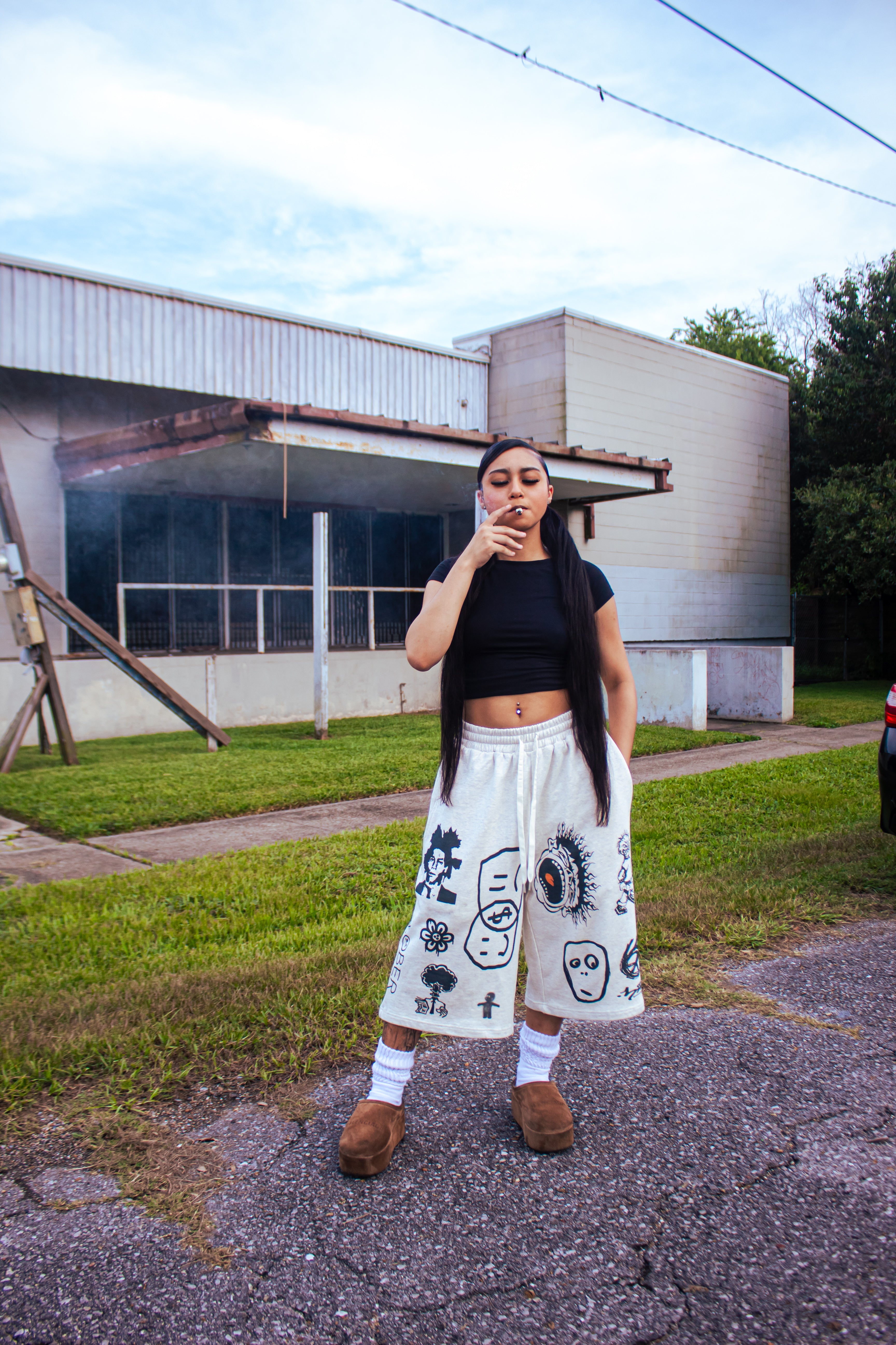Graffiti Sweatshorts
